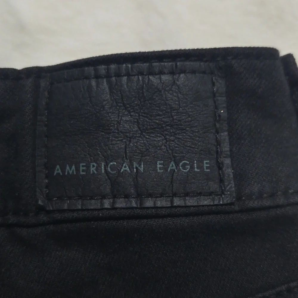 American Eagle Outfitters next level stretch black women's jeans size 8